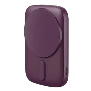 Power Bank Blue Star Slim DG-P8, 5000 mAh, Compatible with Magsafe, 15W, Burgundy