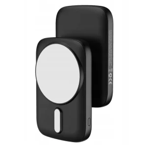 Power Bank Blue Star Slim DG-P8, 5000 mAh, Compatible with Magsafe, 15W, Black 2