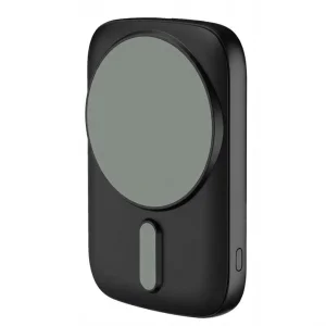 Външна батерия Blue Star Slim DG-P8, 5000 mAh, съвместим с Magsafe, 15W, черен
