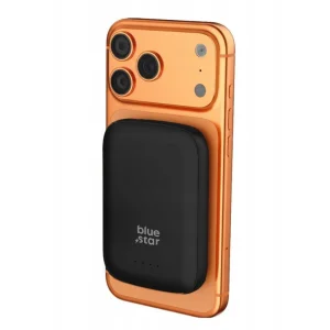 Power Bank Blue Star Slim DG-P8, 5000 mAh, Compatible with Magsafe, 15W, Black 3