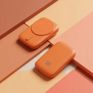 Power Bank Blue Star Slim DG-P8, 5000 mAh, Compatible with Magsafe, 15W, orange 5
