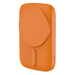 Power Bank Blue Star Slim DG-P8, 5000 mAh, Compatible with Magsafe, 15W, orange