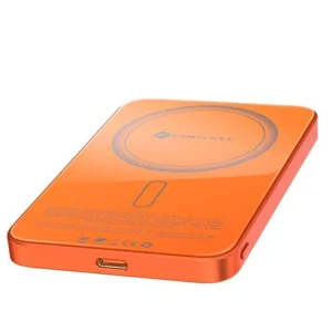 Power Bank, compatible with Magsafe Forcell F-Energy SuperSlim F5K8, Qi2, QC4.0, PD3.0, 15W, 5000 mAh, orange 6