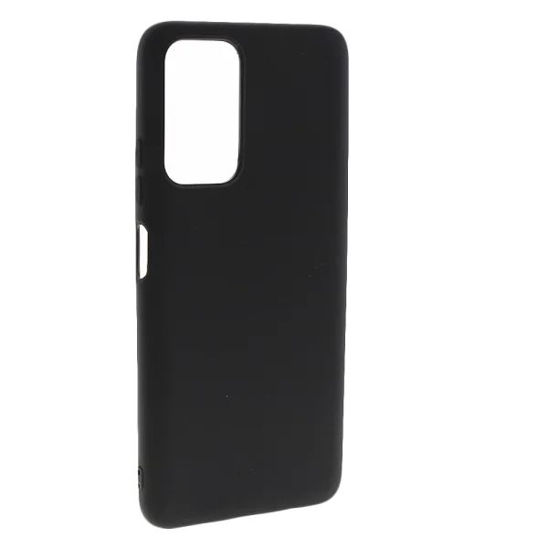 Matte Silicone Case for Xiaomi Redmi Note 11 5G / Poco M4 5G, Black 3