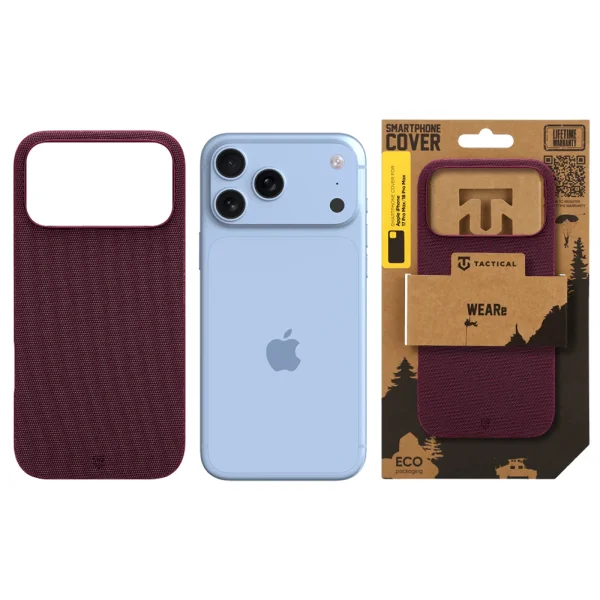 Tactical MagForce WEARe case for iPhone 18 Pro, burgundy 6
