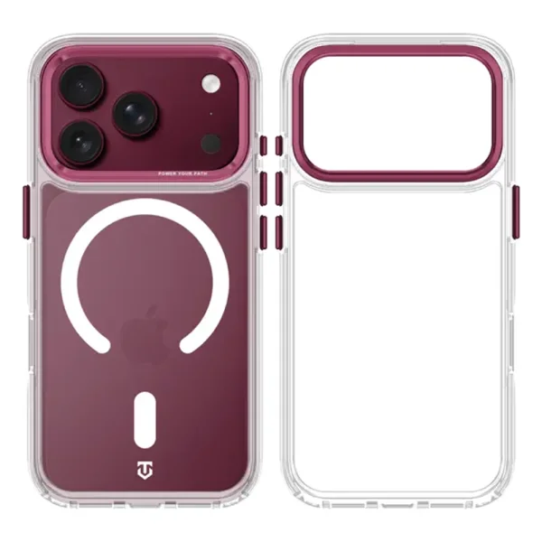 Tactical MagForce 2.0 Cover case for iPhone 18 Pro, burgundy 5
