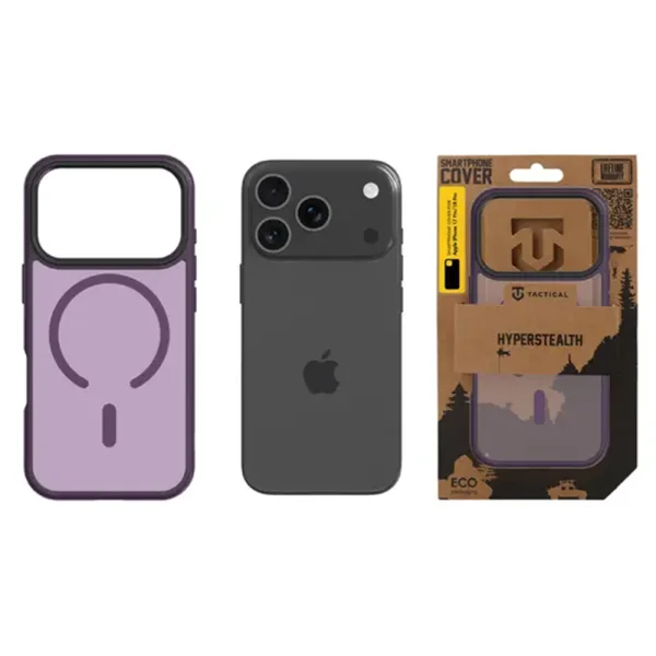 Калъф Tactical MagForce Hyperstealth Cover за iPhone 18 Pro, бордо 3