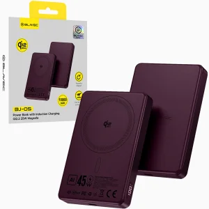 Power Bank Blavec 10000mAh BJ-05 Ultra, Type C, Qi2.2, 25W + PD, 45W, purple