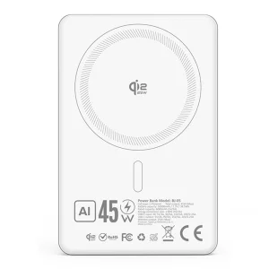 Power Bank Blavec 10000mAh BJ-05 Ultra, Type C, Qi2.2, 25W + PD, 45W, white 5