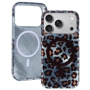 Калъф Liavec Blush за iPhone 18 Pro, син-черен