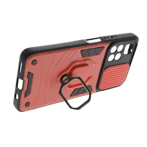 Удароустойчив Калъф Ring Holder за Xiaomi note 11 5G /Poco M4 Pro 5G, Червен 5