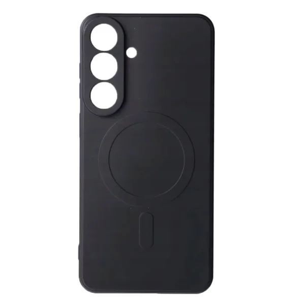 Калъф Silicone Mag Cover, съвместим с Magsafe за Samsung S26 FE, черен 3