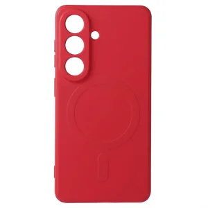 Калъф Silicone Mag Cover, съвместим с Magsafe за Samsung S26 FE, червен 3