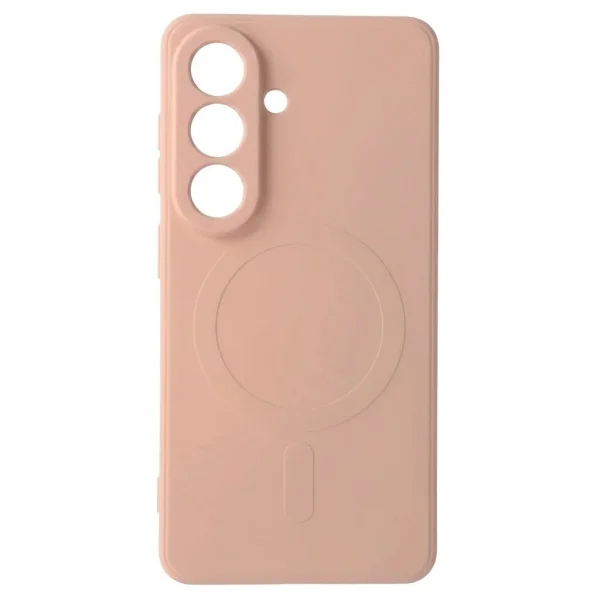 Калъф Silicone Mag Cover, съвместим с Magsafe за Samsung S26 FE, розов 3