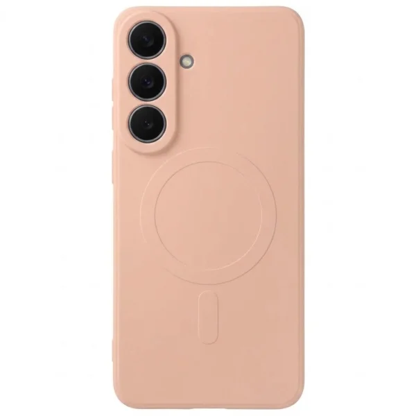 Калъф Silicone Mag Cover, съвместим с Magsafe за Samsung S26 FE, розов 1