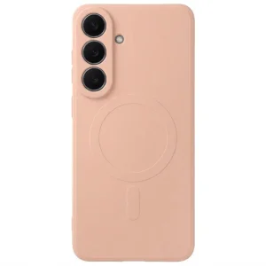 Калъф Silicone Mag Cover, съвместим с Magsafe за Samsung S26 FE, розов