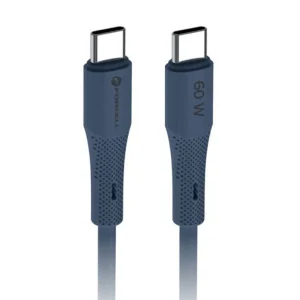 Кабел Forcell F-Energy, USB-C, C344, QC4.0, PD, 3A, 60W, 1m, син