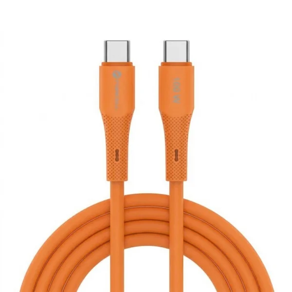 Cable Forcell F-Energy, C347, QC4.0, PD, 5A, 100W, 1m, orange 2