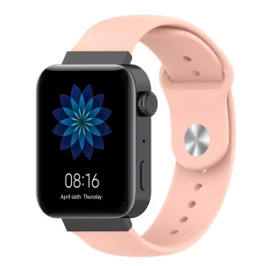 Универсална силиконова каишка 18mm Quick-Release за Huawei Watch GT 7 41mm / Xiaomi Mi Watch, розов