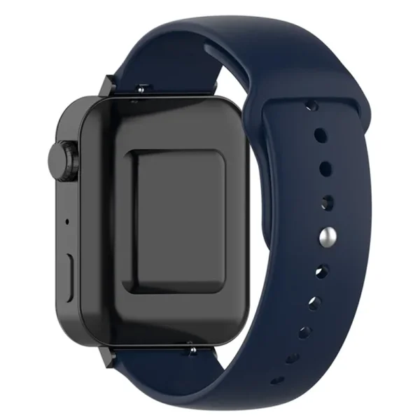Universal silicone strap 18mm Quick-Release for Huawei Watch GT 7 41mm / Xiaomi Mi Watch, dark blue 3