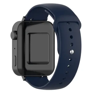 Universal silicone strap 18mm Quick-Release for Huawei Watch GT 7 41mm / Xiaomi Mi Watch, dark blue 3