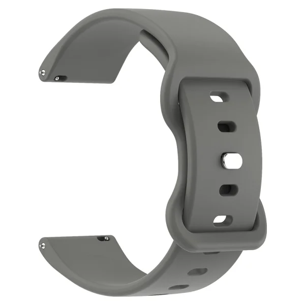 Universal silicone strap 18mm Butterfly Shape, gray 4
