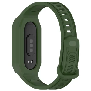 Силиконова каишка Integrated with Protective за Xiaomi Smart Band 9/8, зелен 2