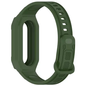 Силиконова каишка Integrated with Protective за Xiaomi Smart Band 9/8, зелен 3