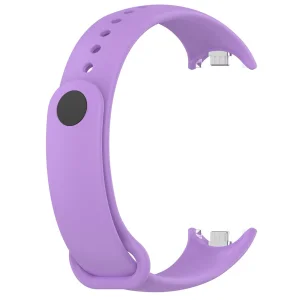 Metal Connector Silicone Strap for Xiaomi Smart Band 9/8, purple 3