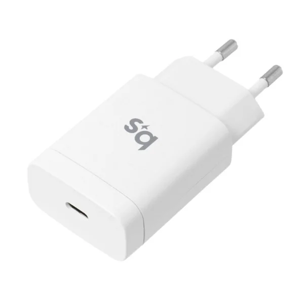 Charger for iPhone X/11/12/13, 220V, Blue Star, 18W, PD, with USB-C to Lightning cable, White 2