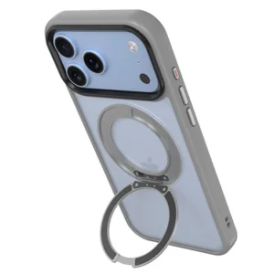 Tactical MagForce case, compatible with Magsafe Hyperstand Cover for iPhone 18 Pro Max, light grey 4