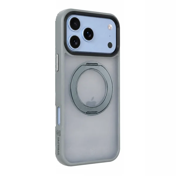 Tactical MagForce case, compatible with Magsafe Hyperstand Cover for iPhone 18 Pro, light gray 2