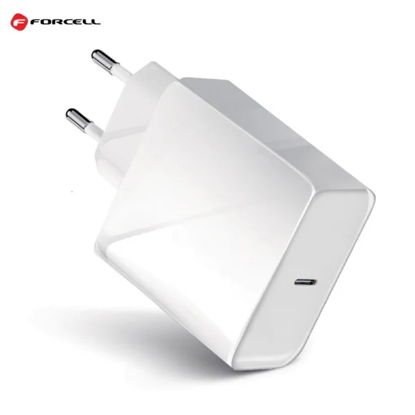 Wall Charger Forcell (type C socket) 3A, 45W PD QC 4.0 USB C 1
