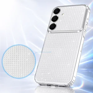 Diamond Glitter Texture case for Samsung Galaxy S26 FE, transparent 3