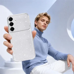 Diamond Glitter Texture case for Samsung Galaxy S26 FE, transparent 2