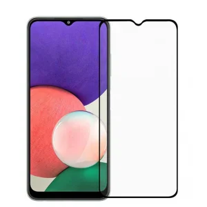 Стъклен Протектор 5D Full Glue Samsung Galaxy A22 5G, Черен