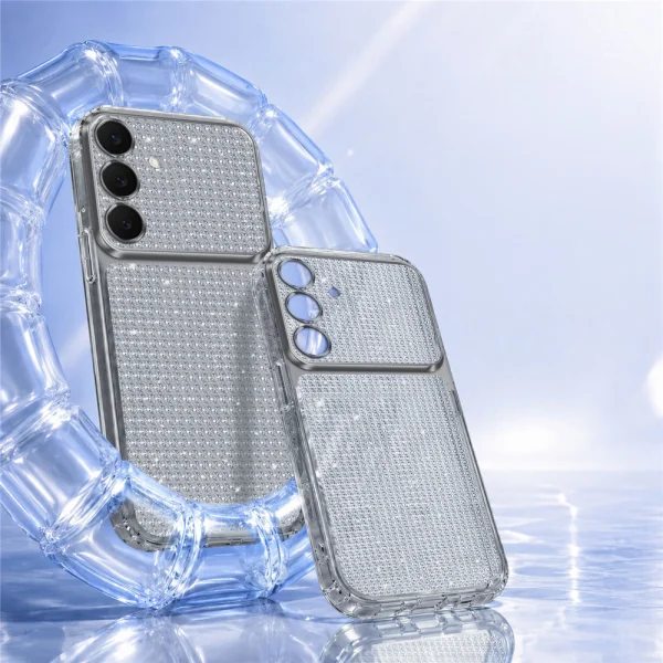 Diamond Glitter Texture Case for Samsung Galaxy S26 FE, black 5