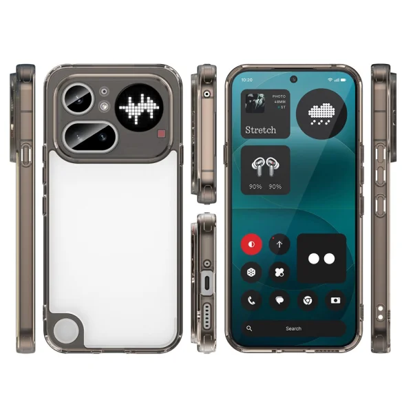Калъф Anti Yellowing за Nothing Phone (4a), черен 2