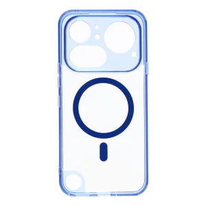 PC + TPU Magnetic case for Nothing Phone (4a) Pro, transparent-blue 2