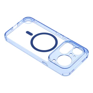 PC + TPU Magnetic case for Nothing Phone (4a) Pro, transparent-blue 5
