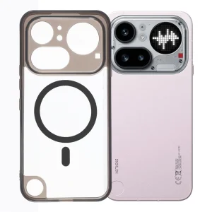 Case PC + TPU Magnetic for Nothing Phone (4a) Pro, transparent-black