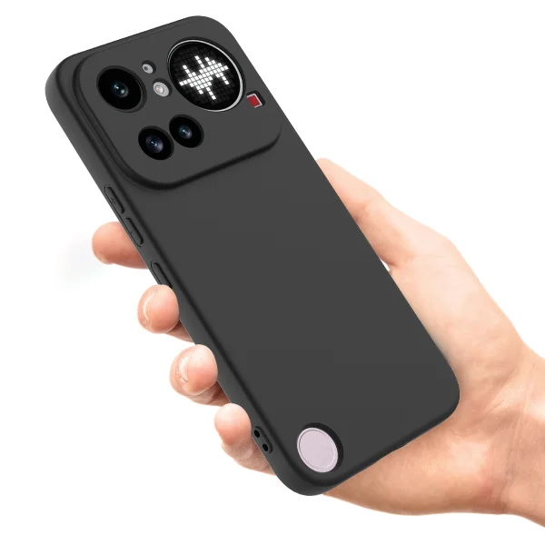 Калъф Liquid Silicone за Nothing Phone (4a) Pro, черен 2