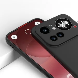 Калъф Liquid Silicone за Nothing Phone (4a) Pro, черен 3