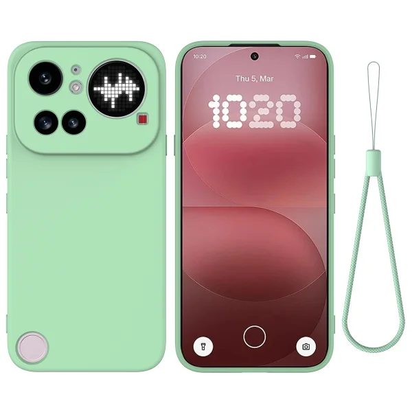 Калъф Liquid Silicone за Nothing Phone (4a) Pro, зелен 1