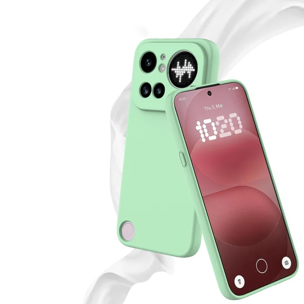 Калъф Liquid Silicone за Nothing Phone (4a) Pro, зелен 3