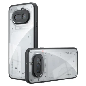 Shockproof PC+TPU case for Nothing Phone (4a), transparent