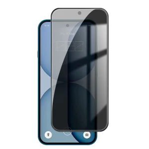5D Full Glue Privacy Tempered Glass Protector for Nothing Phone (4a), black