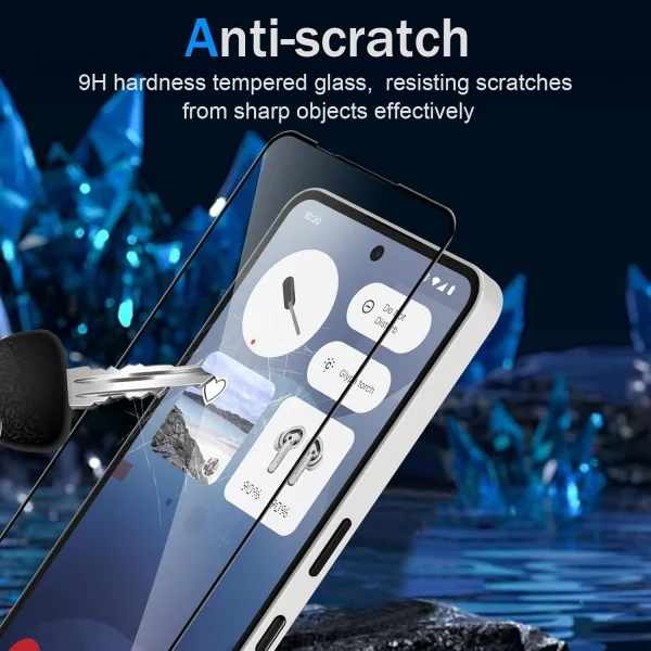 Удароустойчив протектор Full Glue за Nothing Phone (4a), прозрачен 3