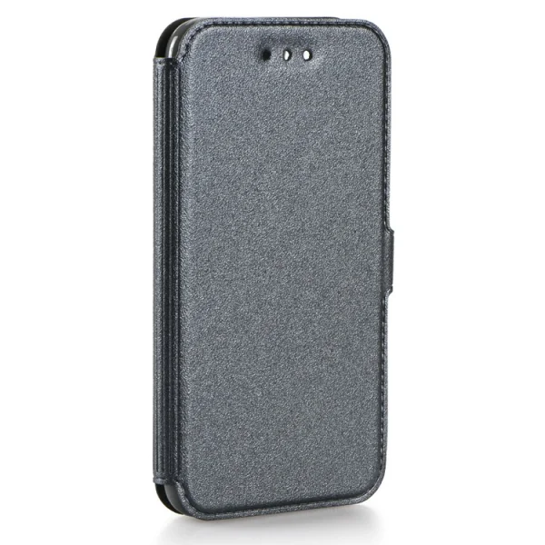 Side opening wallet case BOOK POCKET for IPhone X / 10 , Gray 1