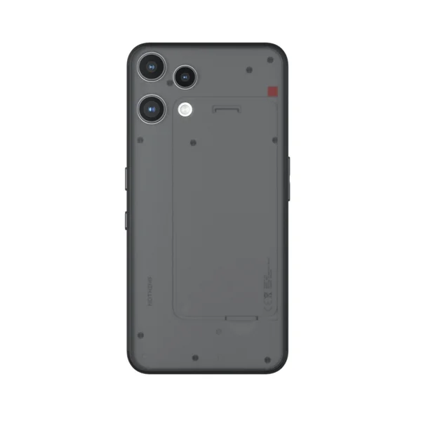 Skin-Touch Matte Case for Nothing Phone (3a) Lite, transparent-black 1
